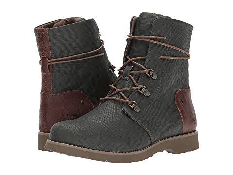 north face ballard lace ii coated canvas