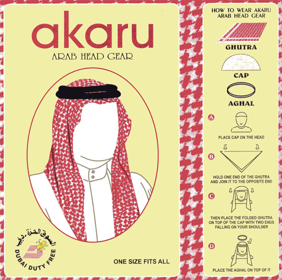 How To Wear Akaru Arab Head Gear