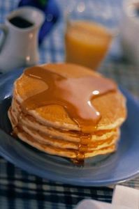 Almond Milk In Pancakes How To Thicken Syrup Almond Milk Recipes Almond Recipes Almond Pancakes
