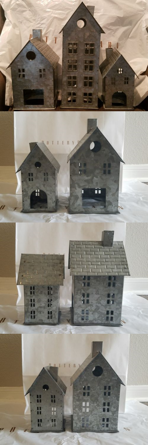 Kids At Home Pottery Barn Galvanized Village House Set 3 Buy It Now Only 220 On Ebay Kids House Village Houses House