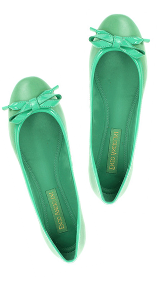 mint colored flats