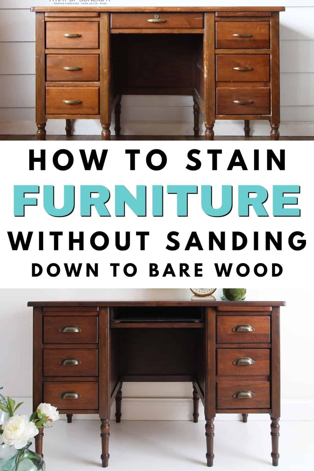 How to Stain Wood Darker | Staining furniture, Staining wood, Staining