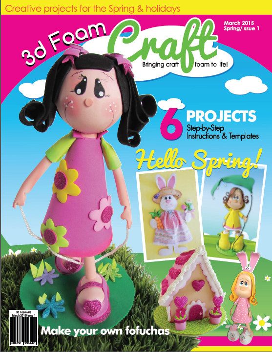 Craft Foam Arts Step By Step: How To Make Your Own Fofucha 3D Doll