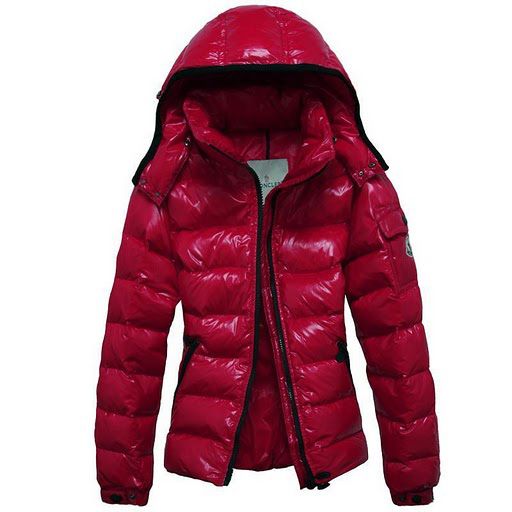 Ny Mote Moncler Dame Jakker Shiny Bady Sport In Red Siste Mote ...