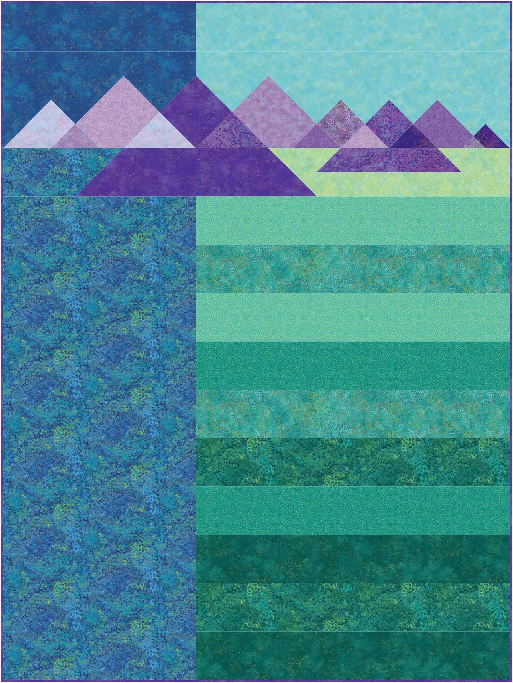 turk mountain quilt pattern at creative sewlutions a combination of