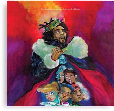 J Cole Album History Canvas Hypebeast Canvas Wall Art Pop Culture Canvas