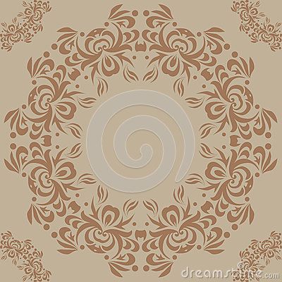 Ornamental round organic seamless pattern, circle background with many details. Оrnament can be used for wallpaper, pattern fills, background,surface textures, round ornamental natural doily pattern, mandala. Traditional Oriental pattern. Oriental Pattern, Doily Patterns, Surface Textures, Doilies, Seamless Patterns, Mandala, Circle, Tapestry, Organic
