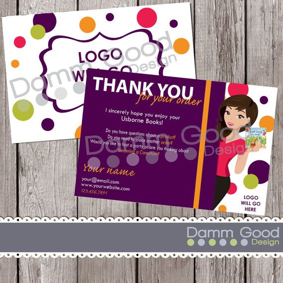 Usborne Thank You Card, Digital Thank You Card, Usborne Marketing Usborne Thank You Card, Digital Thank You Card, Usborne Marketing