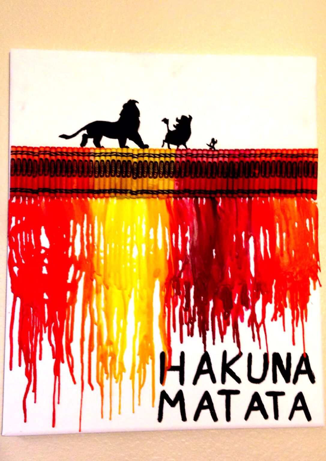 My Absolute Favorite Melted Crayon Art That I Made Crayonart Disney LionKing My Absolute Favorite Melted Crayon Art That I Made Crayonart Disney LionKing