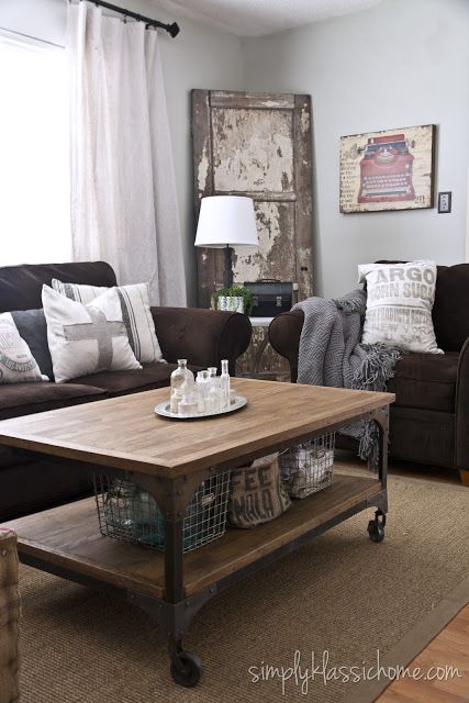 Industrial Blend Living Room Makeover RevealFINALLY! Thats a - ideas decoracion de interiores Industrial Blend Living Room Makeover RevealFINALLY! Thats a - ideas decoracion de interiores