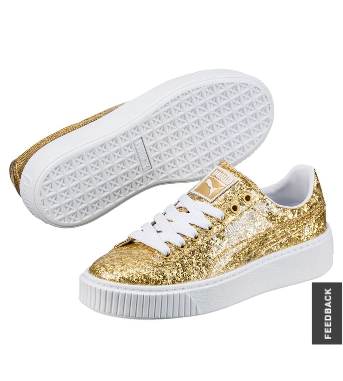 puma platform glitter