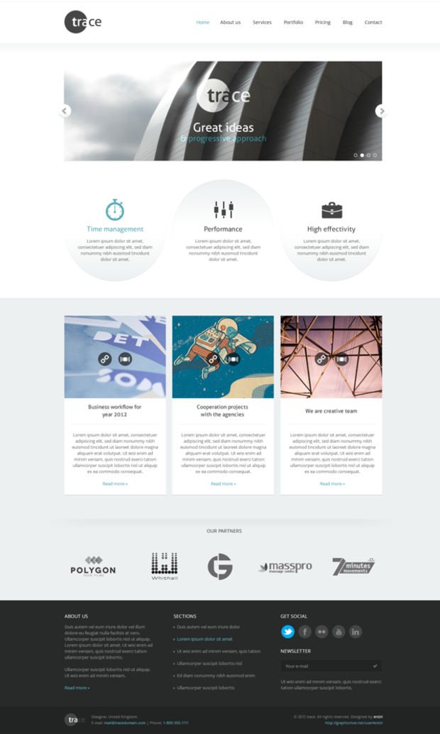 Modern And Simple Design Wordpress Theme Clean And Minimal Website Design Inspiration Modern Minimalist Website Template Wordpres Web Design Wordpress Design