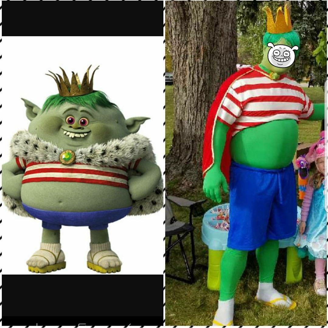 king gristle trolls halloween costume trunk or treat costumes
