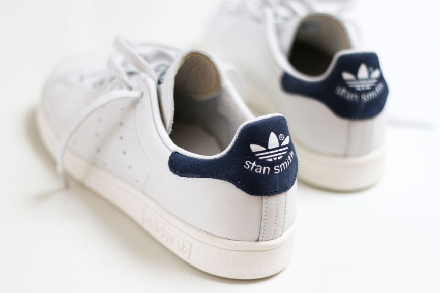 asos stan smith navy