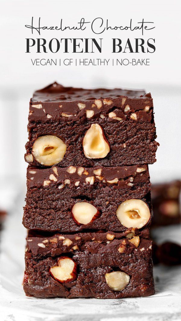 Hazelnut Chocolate Protein Bars