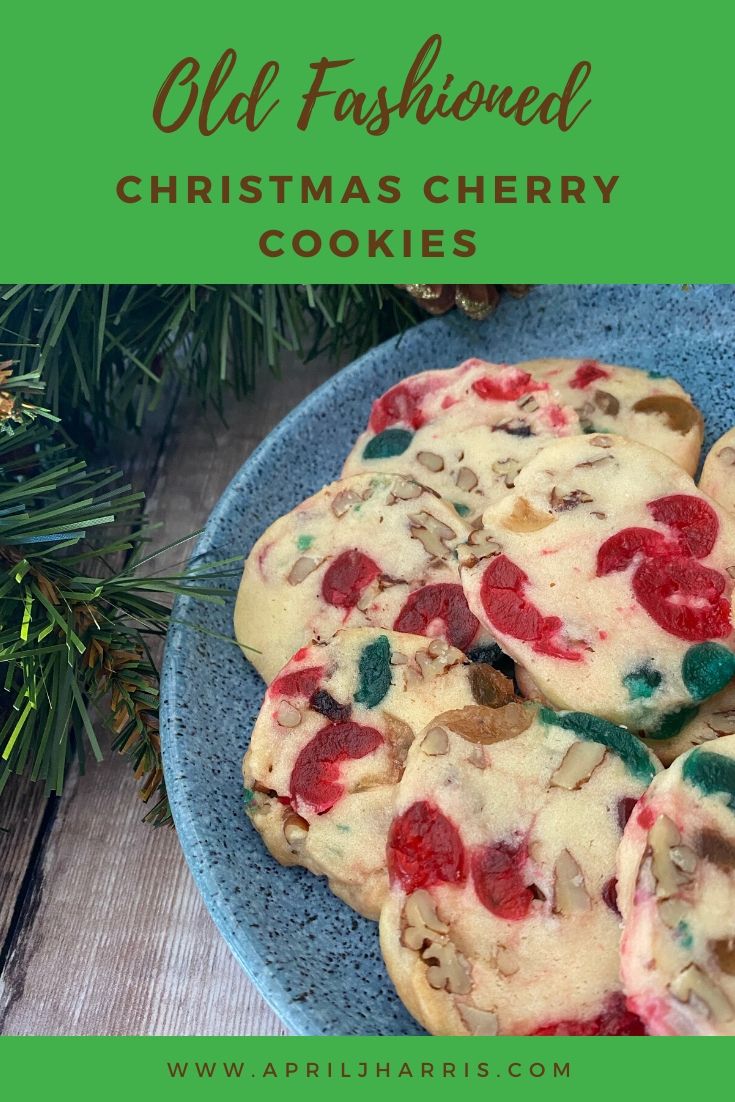 Cherry Christmas Cookies #sliceandbakecookieschristmas