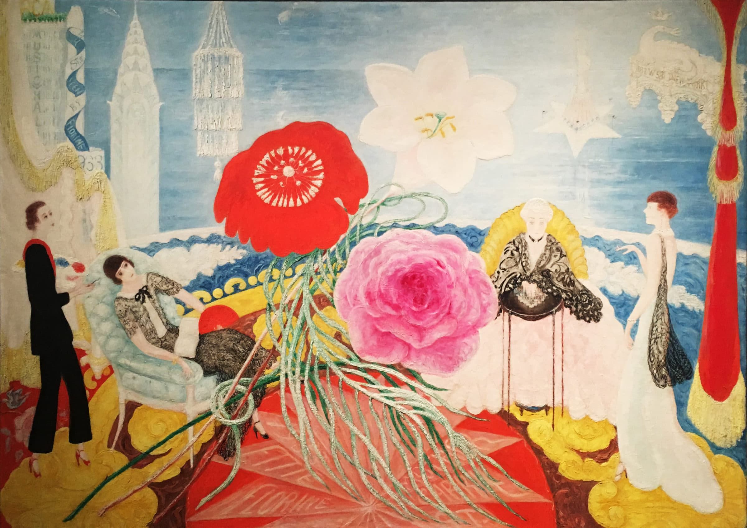 Spring Sale at Bendel/'s by Florine Stettheimer Giclee Canvas Print Repro