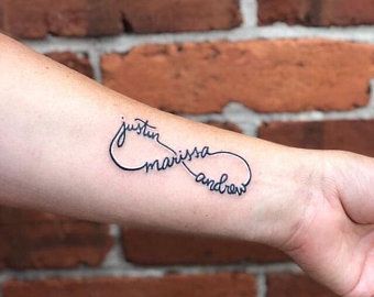 Forarm Tattoos For Women, Heart Tattoos With Names, Name Tattoos For Moms, Unique Tattoos For Women, Tattoo For Son, Family Tattoos, Tattoos For Kids, Mom Tattoos, Small Tattoos