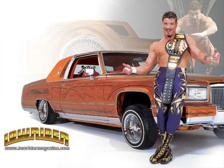 Eddie on cover of Lowrider Magazine | Eddie guerrero, Wrestling posters, Wrestling wwe