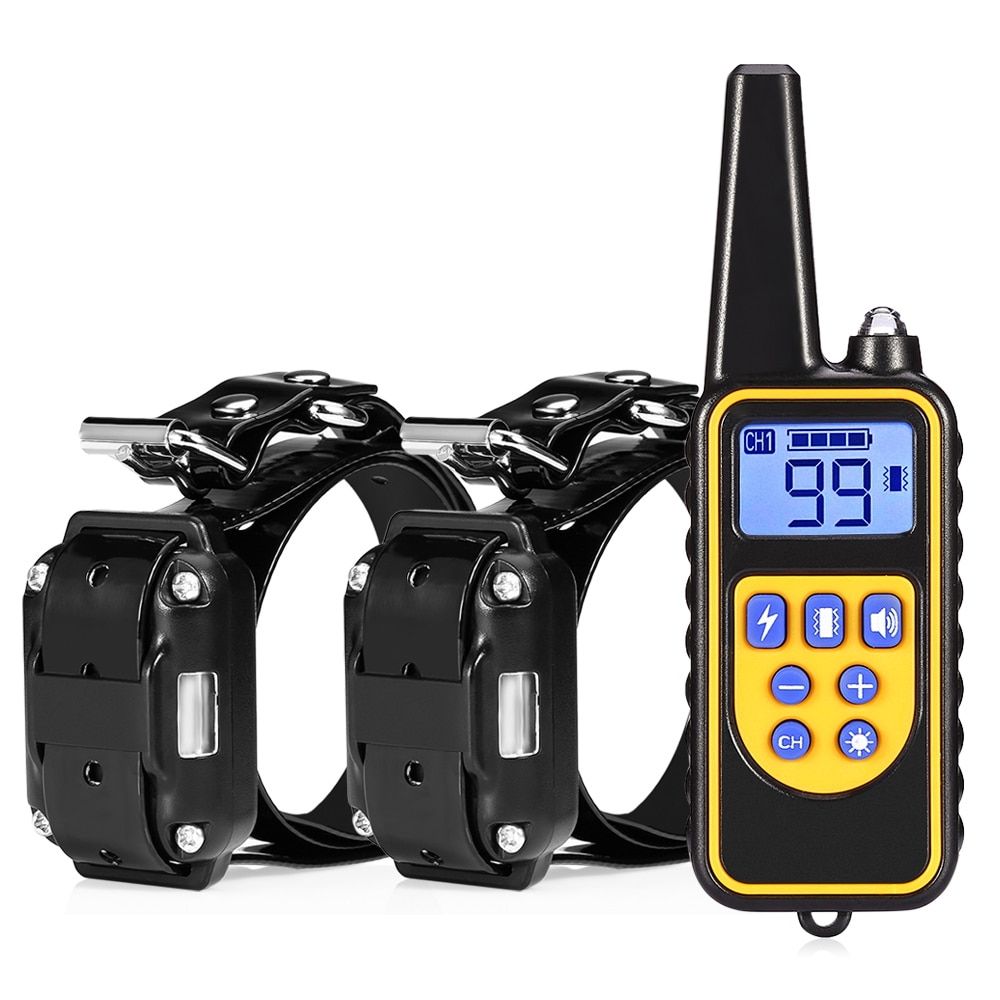 800m Electric Dog Training Collar Waterproof Rechargeable Dog