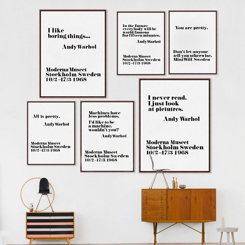 wall art print home decor quote Stockholm Gift