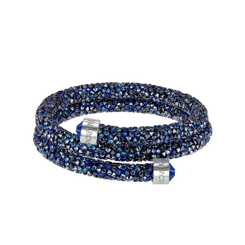 Bracelet jonc double Swarovski Crystaldust bleu 52559083 5255903 ... Bracelet jonc double Swarovski Crystaldust bleu 52559083 5255903 ...