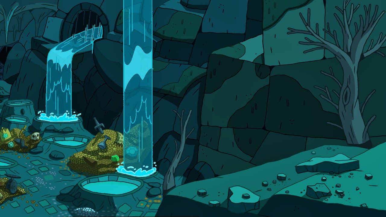 adventure time landscape wallpaper