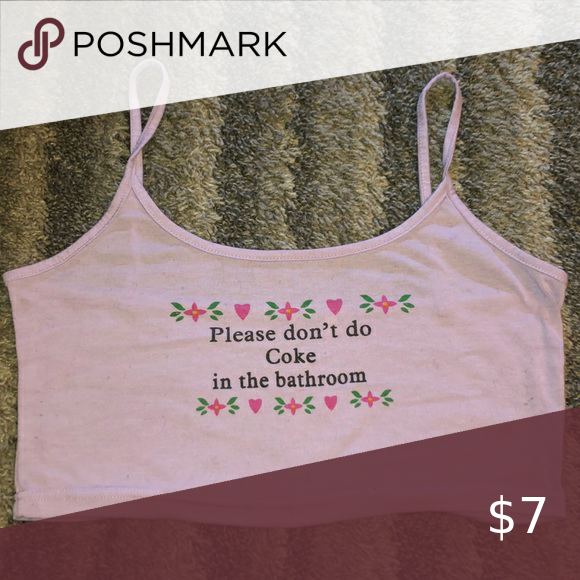 Don T Do Coke Crop Top With Images Crop Tops Tank Top Fashion Comfortable Shirt