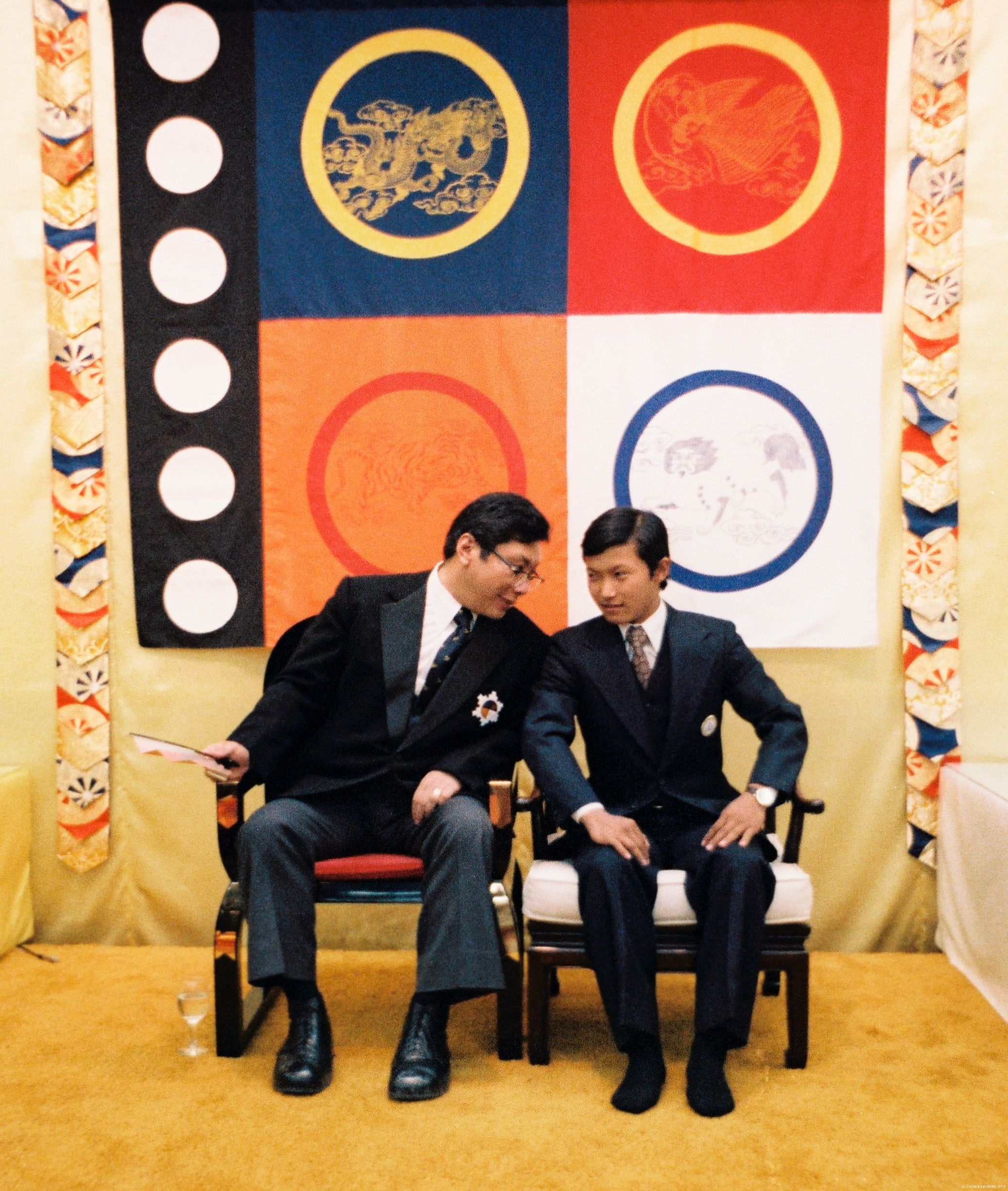 Father Son Chogyam Trungpa With His Son Sakyong Mipham