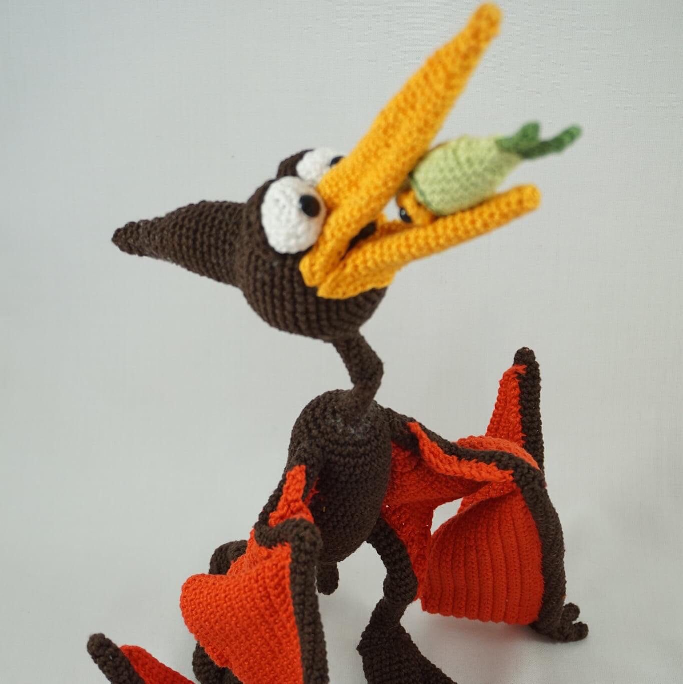 Cotton Crochet Pteranodon