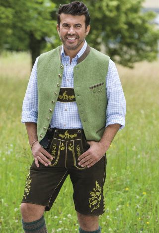 German Bavarian Trachten Oktoberfest Mens Wear Short Length Lederhosen Costume German Bavarian Trachten Oktoberfest Mens Wear Short Length Lederhosen Costume