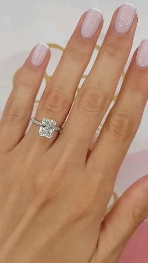 Radiant Cut Beauty in a Perfect Setting!💍 Radiant Cut Beauty in a Perfect Setting!💍