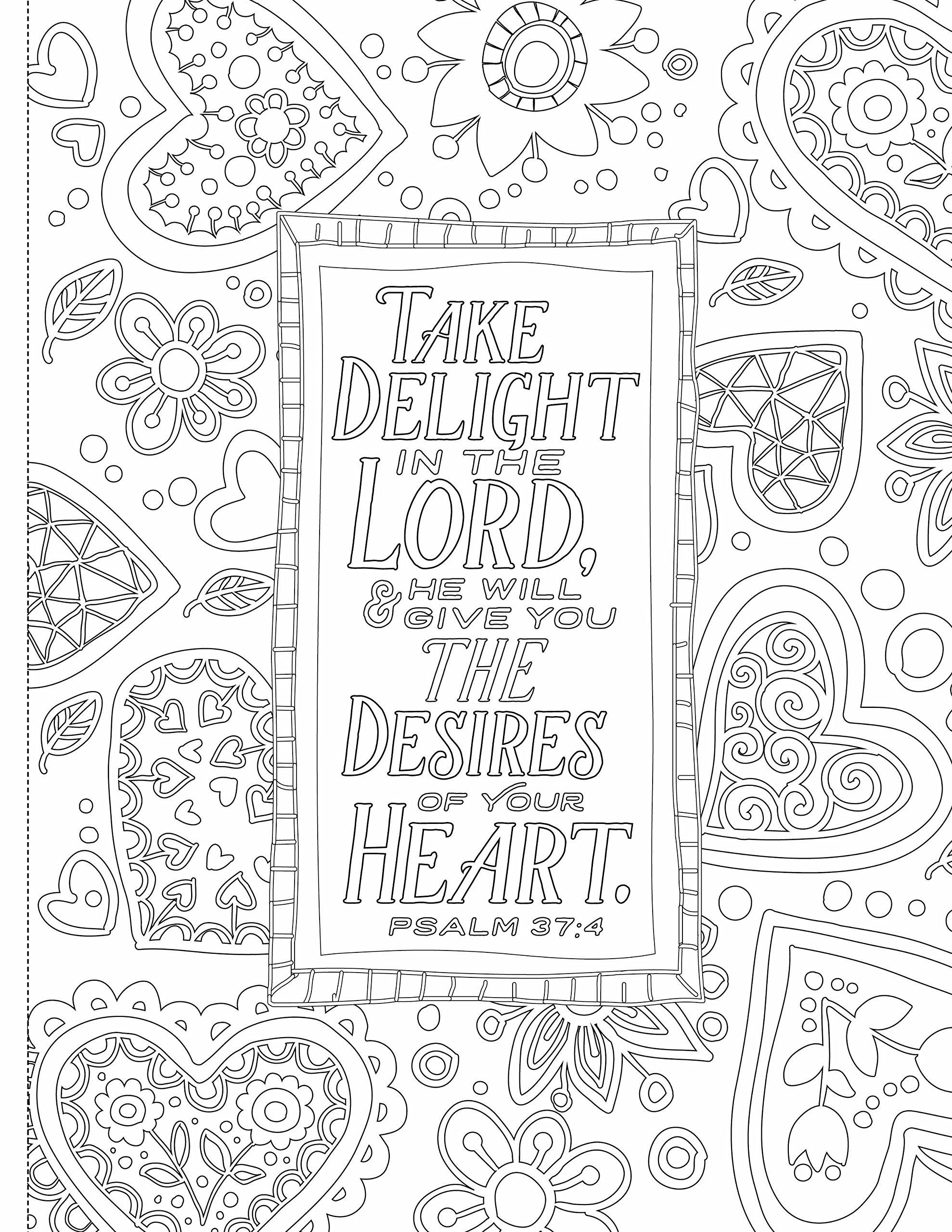 Inspiring Words Coloring Book: 30 Verses from the Bible You Can Color