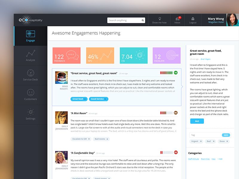 Improve The System Of Feedback And Comments Web Dashboard Web Design User Interface Design