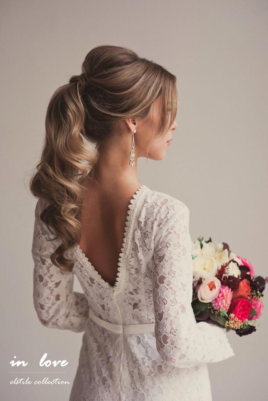effortlessly romantic curly ponytail bridal hairstyles #promhairstyles Wedding Party Hairstyles, Wedding Hairstyles For Long Hair, Trendy Hairstyles, Bridal Hairstyles, Beautiful Hairstyles, Hairstyles For Bridesmaids, Wedding Updo, Winter Hairstyles, Prom Wedding