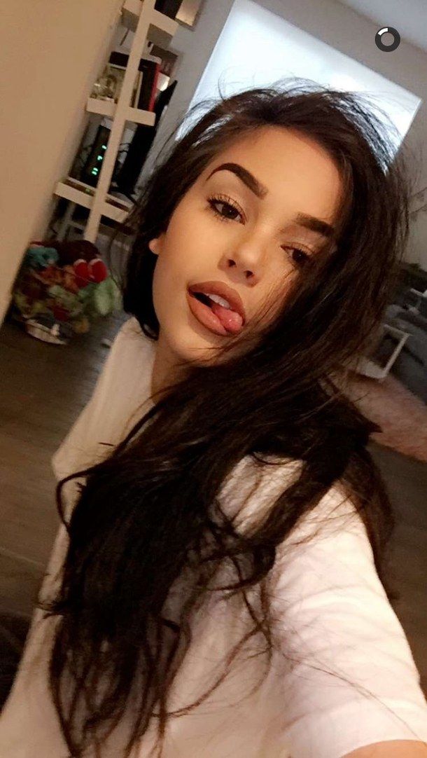 icons, brown hair, tumblr, maggie lindemann, snapchat | make.up ...
