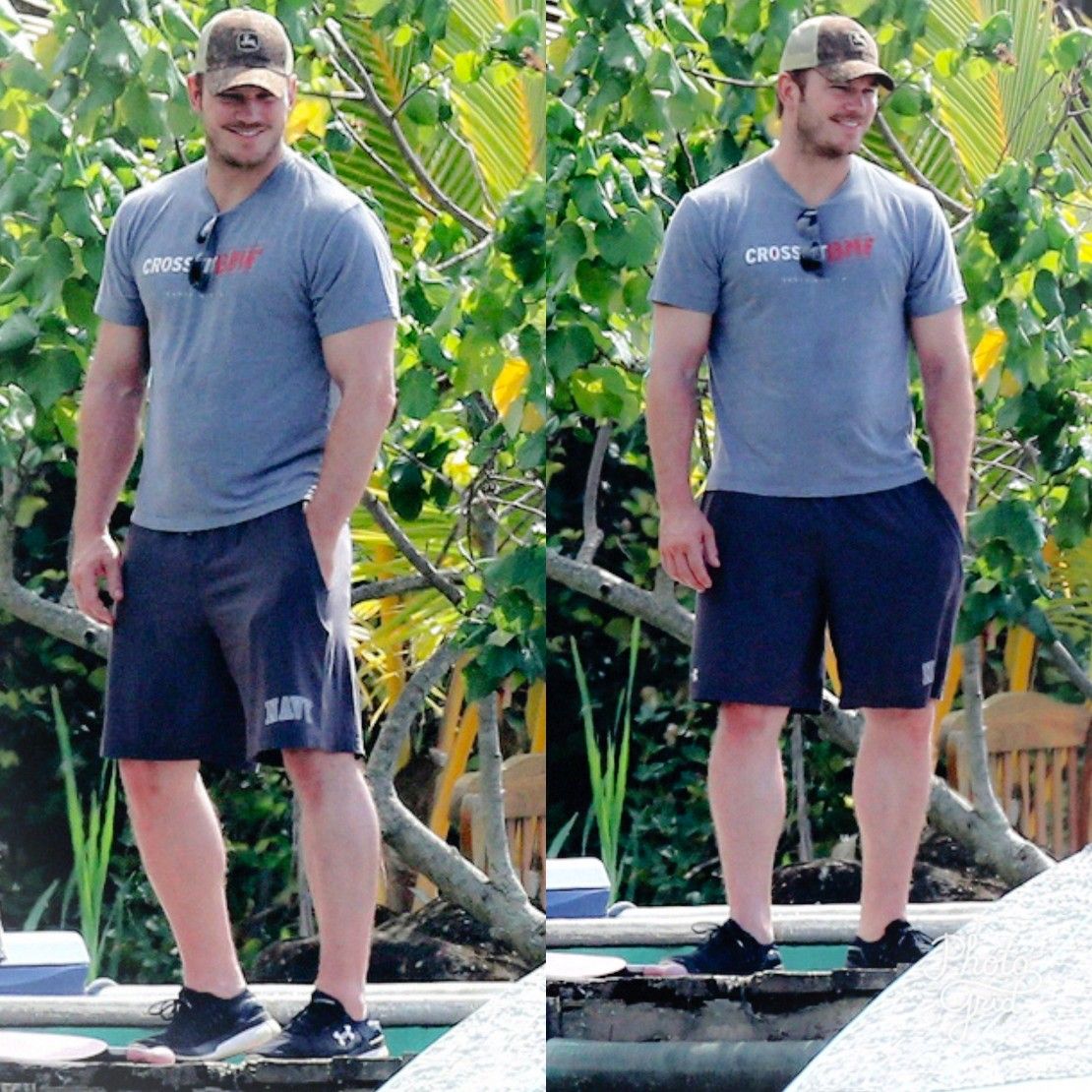 Chris Pratt Goes Shirtless Shows Off His Hot Body In Hawaii Chris Pratt