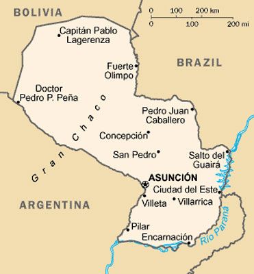Bush Family Paraguay Hideaway Update Geography For Kids Political Map Map