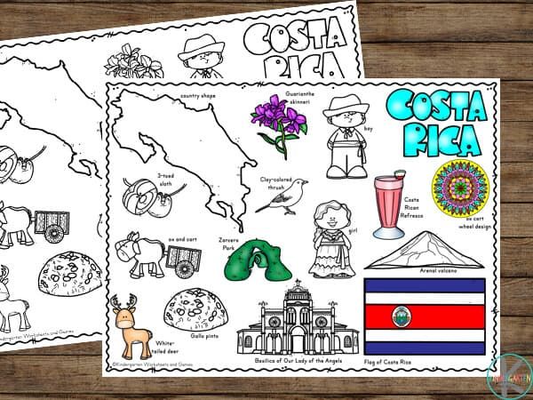 learn about costa rica for kids with this fun hands on activity using