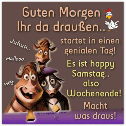 Guten morgen schönen samstag bilder