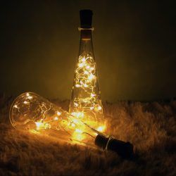 Melegfehér ledfüzér üvegpalackba - 2 méter hosszú füzér 20 leddel Lighted Wine Bottles, Bottle Lights, Valentines Day Date, Craft Lights, Battery Operated Lights, Holiday Projects, Bottle Stoppers, Halloween Christmas, Indoor Decor