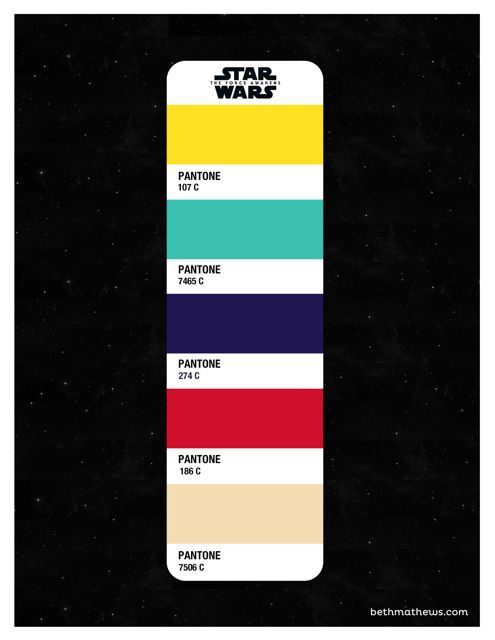Star Wars Colors Color Palette Star Wars Bedroom