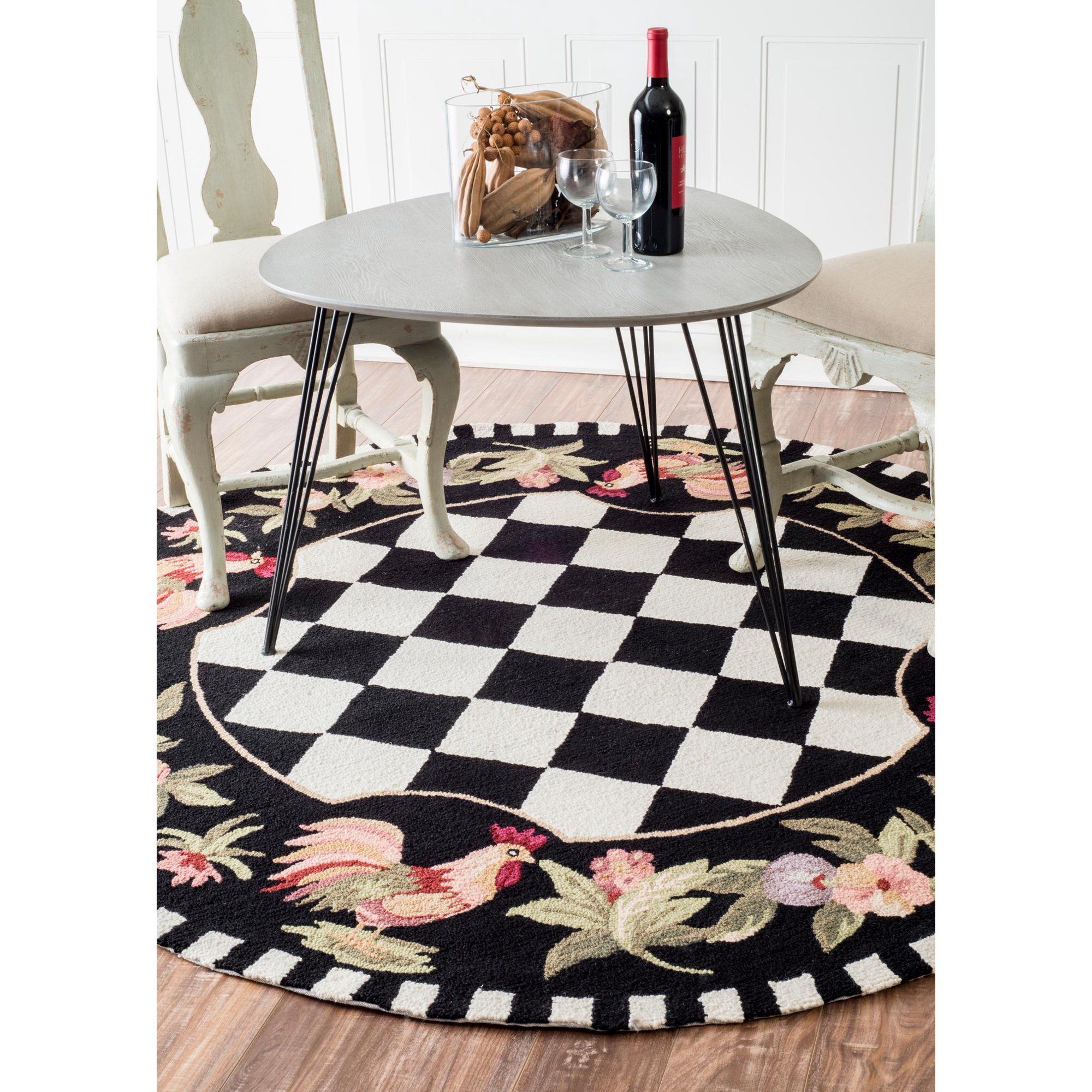 Nuloom Angla Rooster Kitchen Rug Area Rug Walmart Com In 2021 Rooster Rugs Area Rugs Wool Area Rugs