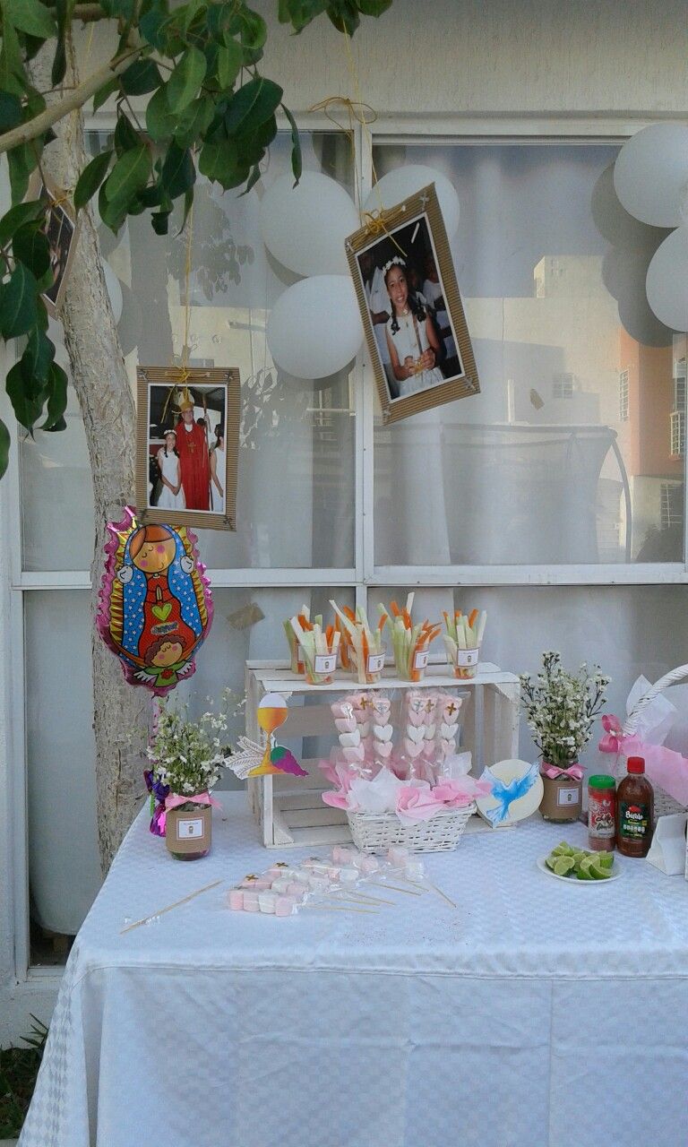 Decoracion mesa confirmacion Decoracion mesas, Decoración de unas, Mesas