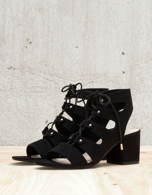 Heel Shoes New Women MarocLow Bershka Collection N0X8nwOPk