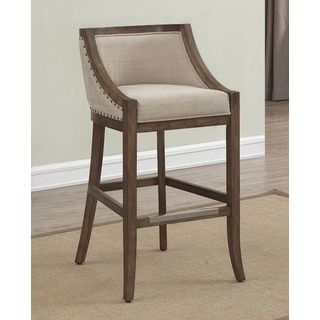 Memphis 26-inch Brown Birch and Fabric Counter Stool by Greyson Living (Memphis Counter Stool ...