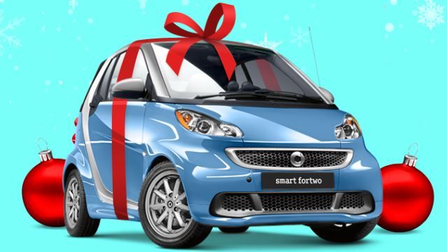 Smart Smartcar Fortwo Christmas New Smart Car Mini Coupe