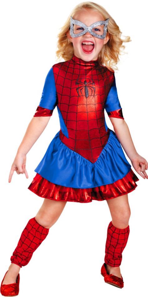 LICENSED SPIDER-GIRL ADULT WOMENS SUPERHERO SPIDERMAN DRESS HALLOWEEN COSTUME