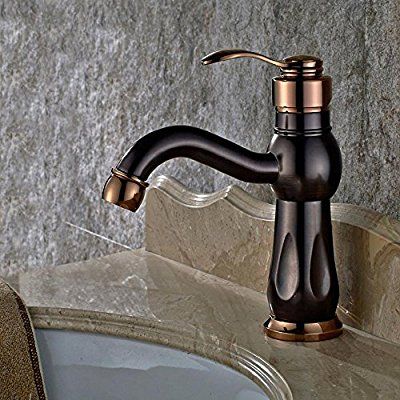 Longless Kupfer im europäischen Stil Wasserhahn Bad schwarz Bronze - armatur küche schwarz Longless Kupfer im europäischen Stil Wasserhahn Bad schwarz Bronze - armatur küche schwarz