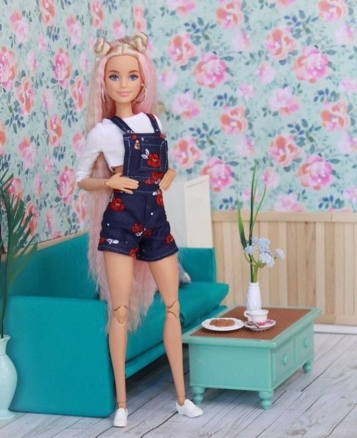 Barbie Top, Dress Barbie Doll, Diy Barbie Clothes, Barbie Doll House ...